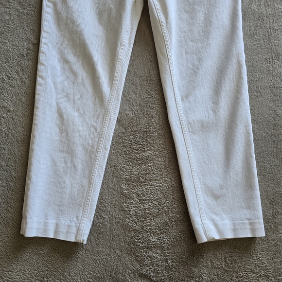 Maje embroidered cropped white jeans size 40 - Picture 7 of 14